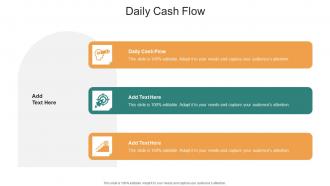 Daily Cash Flow In Powerpoint And Google Slides Cpb