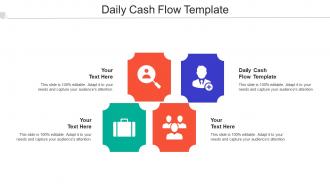 Daily Cash Flow Template Ppt Powerpoint Presentation Show Guide Cpb
