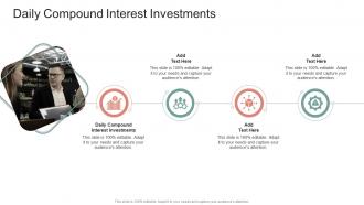 Daily Compound Interest Investments In Powerpoint And Google Slides Cpb