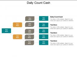 Daily count cash ppt powerpoint presentation gallery informationcpb