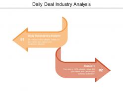 Daily deal industry analysis ppt powerpoint presentation gallery influencers cpb
