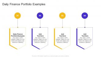 Daily Finance Portfolio Examples In Powerpoint And Google Slides Cpb