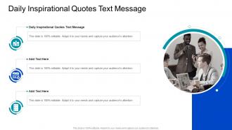 Daily Inspirational Quotes Text Message In Powerpoint And Google Slides Cpb