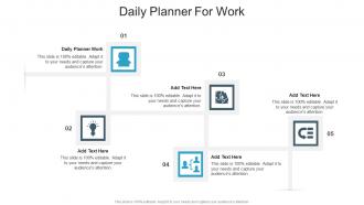 Daily Planner For Work In Powerpoint And Google Slides Cpb