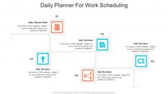 Daily Planner For Work Scheduling In Powerpoint And Google Slides Cpb