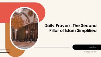 Daily Prayers The Second Pillar Of Islam Simplified PPT Guidelines AT
