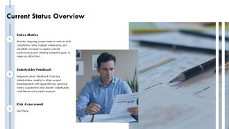 Daily Project Report For Current Status PPT Outline AT Pre-designed Graphical
