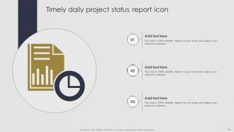 Daily Project Status Report Powerpoint Ppt Template Bundles Attractive Pre-designed