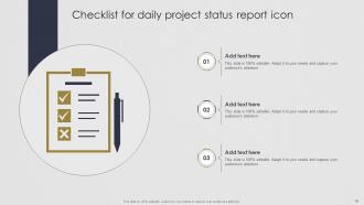 Daily Project Status Report Powerpoint Ppt Template Bundles Captivating Pre-designed