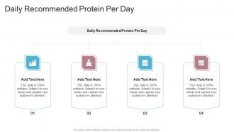 Daily Recommended Protein Per Day In Powerpoint And Google Slides Cpb