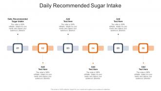 Daily Recommended Sugar Intake In Powerpoint And Google Slides Cpb