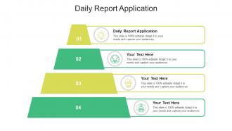 Daily report application ppt powerpoint presentation icon brochure cpb