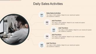 Daily Sales Activities In Powerpoint And Google Slides Cpb