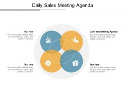 Daily sales meeting agenda ppt powerpoint presentation gallery master slide cpb