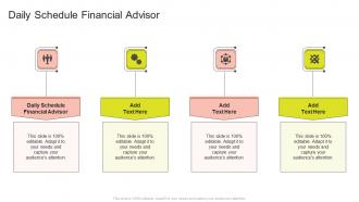 Daily Schedule Financial Advisor In Powerpoint And Google Slides Cpb