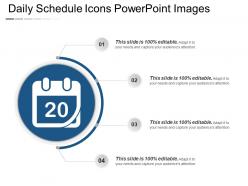 Daily Schedule Icons Powerpoint Images