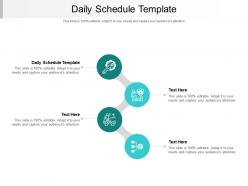 Daily schedule template ppt powerpoint presentation professional background designs cpb