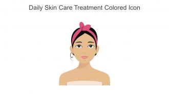 Daily Skin Care Treatment Colored Icon In Powerpoint Pptx Png And Editable Eps Format