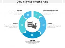 Daily standup meeting agile ppt powerpoint presentation summary styles cpb