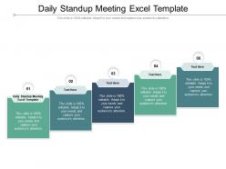 Daily standup meeting excel template ppt powerpoint presentation inspiration visuals cpb