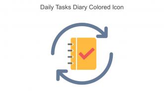 Daily Tasks Diary Colored Icon In Powerpoint Pptx Png And Editable Eps Format