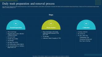 Daily Trash Preparation And Removal Process Ppt Powerpoint Presentation Layouts Infographic