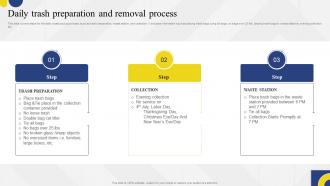 Daily Trash Preparation And Removal Process Waste Management Service Proposal