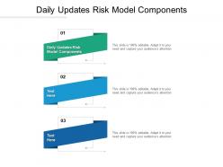 Daily updates risk model components ppt powerpoint presentation pictures icons cpb