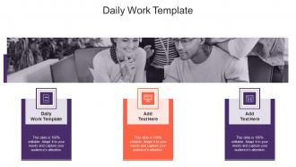 Daily Work Template In Powerpoint And Google Slides Cpb