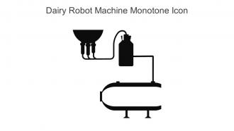 Dairy Robot Machine Monotone Icon In Powerpoint Pptx Png And Editable Eps Format