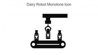 Dairy Robot Monotone Icon In Powerpoint Pptx Png And Editable Eps Format