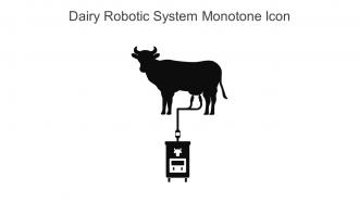 Dairy Robotic System Monotone Icon In Powerpoint Pptx Png And Editable Eps Format