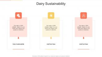 Dairy Sustainability In Powerpoint And Google Slides Cpb