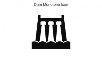 Dam Monotone Icon In Powerpoint Pptx Png And Editable Eps Format