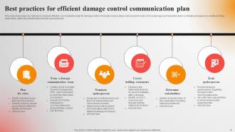 Damage Control Communication Plan Powerpoint Ppt Template Bundles Appealing Editable