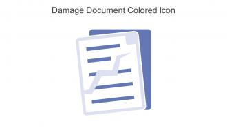 Damage Document Colored Icon In Powerpoint Pptx Png And Editable Eps Format