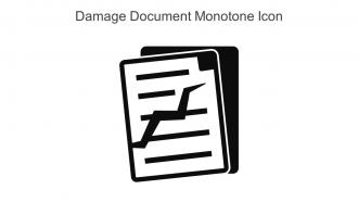 Damage Document Monotone Icon In Powerpoint Pptx Png And Editable Eps Format