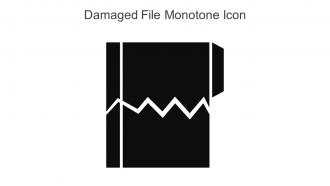 Damaged File Monotone Icon In Powerpoint Pptx Png And Editable Eps Format
