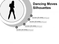 Dancing moves silhouettes powerpoint guide