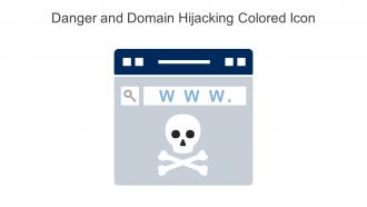 Danger And Domain Hijacking Colored Icon In Powerpoint Pptx Png And Editable Eps Format