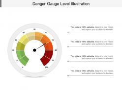 Danger Gauge Level Illustration