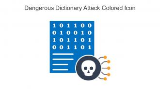 Dangerous Dictionary Attack Colored Icon In Powerpoint Pptx Png And Editable Eps Format