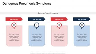 Dangerous Pneumonia Symptoms In Powerpoint And Google Slides Cpb