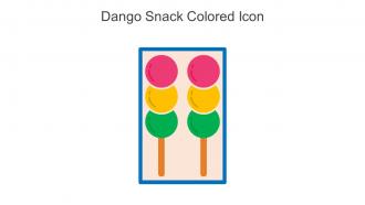 Dango Snack Colored Icon In Powerpoint Pptx Png And Editable Eps Format