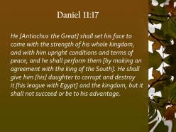 Daniel 11 17 his plans will not succeed powerpoint church sermon