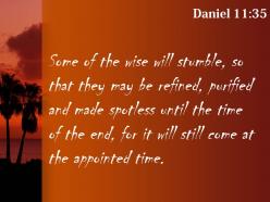 Daniel 11 35 the wise will stumble powerpoint church sermon