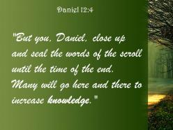 Daniel 12 4 the scroll until the time powerpoint church sermon