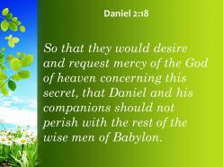 Daniel 2 18 he urged them to plead for powerpoint church sermon