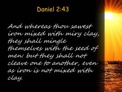 Daniel 2 43 any more than iron mixes powerpoint church sermon