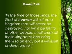 Daniel 2 44 the god of heaven will set up powerpoint church sermon